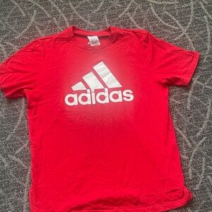 Adidas Men's Bold Red Short Sleeve Tee